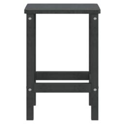 Berkfield Home Garden Adirondack Table Anthracite 38x38x46 cm HDPE in Black - Size: 38 x 38 x 46 cm - thumbnail 4