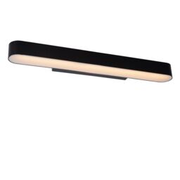 Lucide 'MADELON' Non Dimmable Stylish Decorative Bathroom LED Wall Light in Black - thumbnail 4