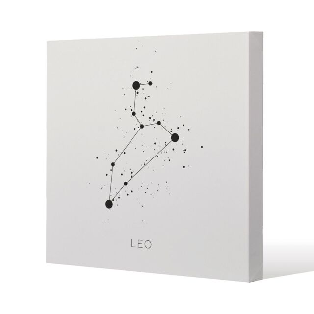 Benjamin Tate Design Star constellation zodiac leo (canvas) / 77 x 77 x 4cm in Natural - Size: 77 x 77 x 4 cm - image 1