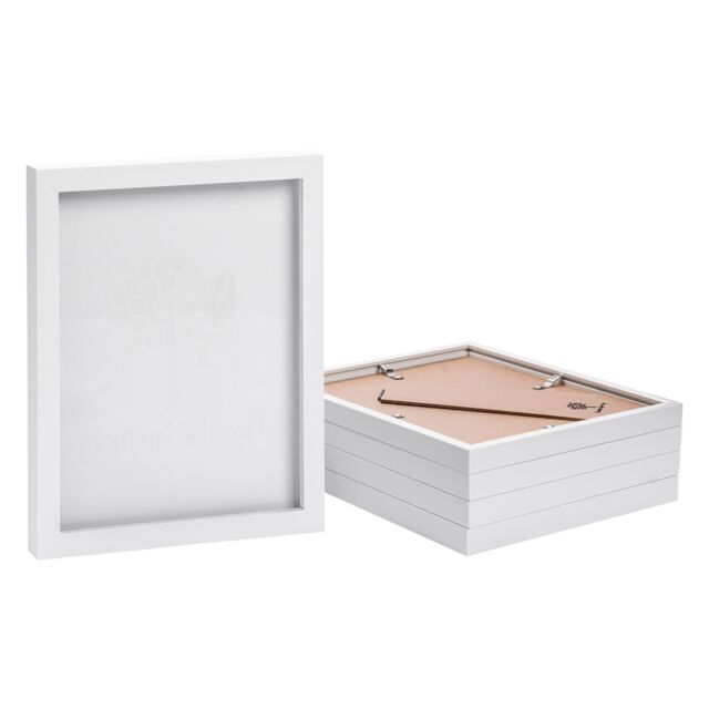"Nicola Spring Photo Frames - 8"" x 10"" - Pack of 5 in White" - image 1