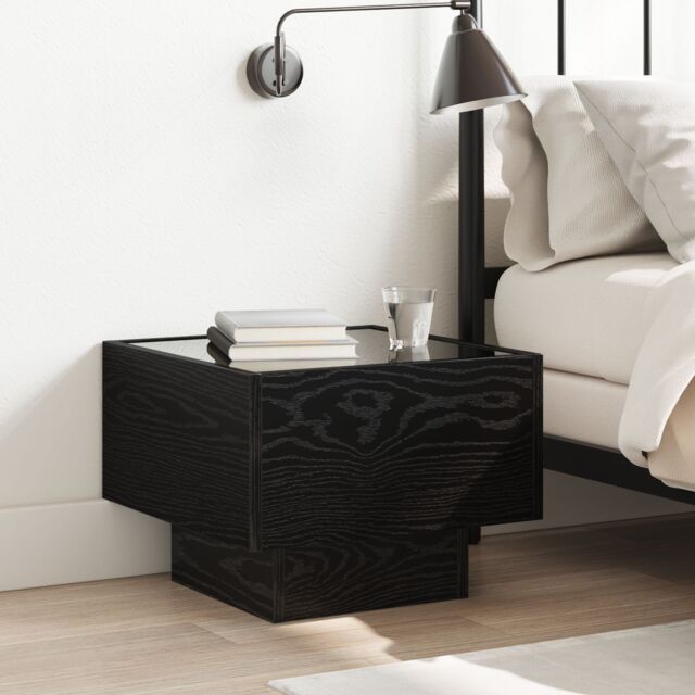 Berkfield Home Storage Cabinet Black oak 40 x 40 x 30 cm - image 1
