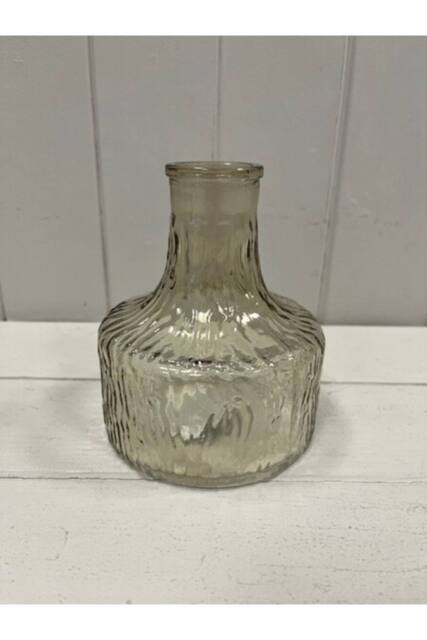 KDMD Smokey Brown Decorative Glass Bottle - image 1