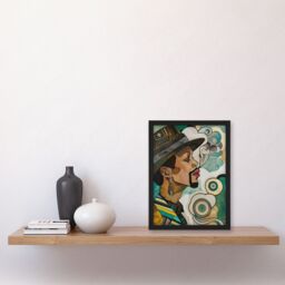 Artery8 Minneapolis Sound Musician Trippy Portrait Framed Art Print - Size: A4 - thumbnail 4