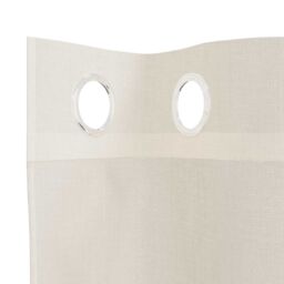 Berkfield Home Voile Curtains with Grommets 2 pcs Cream 140x140 cm - thumbnail 5