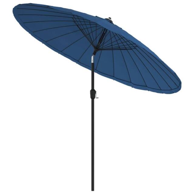 Berkfield Home Outdoor Parasol with Aluminium Pole 270 cm Azure Blue - image 1