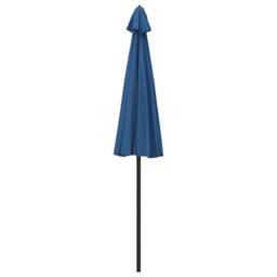 Berkfield Home Outdoor Parasol with Aluminium Pole 270 cm Azure Blue - thumbnail 4