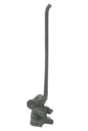 Orsina Fauna Elephant Toilet Roll Holder in Grey - thumbnail 2