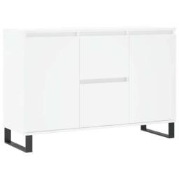 Berkfield Home Sideboard White 104x35x70 cm Engineered Wood - Size: 104 x 35 x 70 cm - thumbnail 3