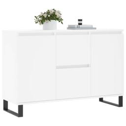 Berkfield Home Sideboard White 104x35x70 cm Engineered Wood - Size: 104 x 35 x 70 cm - thumbnail 1