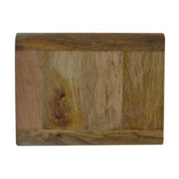 Wyld Haus Gradara Natural Oak Mango Wood 2 Drawer Floating Bedside Table in Brown - thumbnail 9