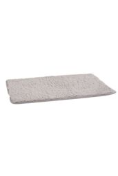 Living and Home Non-Slip Polyester Bath Mat in Grey - Size: 40 cm x 60 cm - thumbnail 3