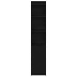 Berkfield Home Highboard Black Oak 37.5x35x180 cm Engineered Wood - thumbnail 5