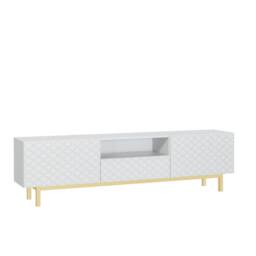 Mex Furniture LTD TV Unit Diamond Luxe 180cm - White - thumbnail 9