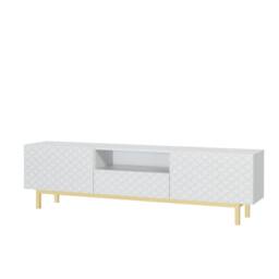 Mex Furniture LTD TV Unit Diamond Luxe 180cm - White - thumbnail 8