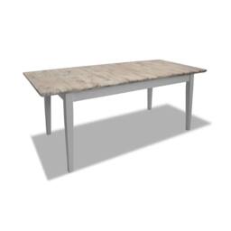 Statement Furniture Florence Rectangle Extendable Kitchen Dining Table in Light Grey - thumbnail 2