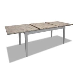 Statement Furniture Florence Rectangle Extendable Kitchen Dining Table in Light Grey - thumbnail 5