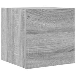 Berkfield Home Wall Mounted TV Cabinet Grey Sonoma 30.5x30x30 cm - thumbnail 1