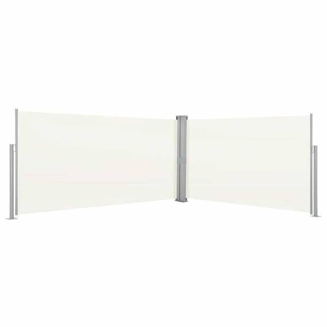 Berkfield Home Retractable Side Awning 160x600 cm Cream - image 1