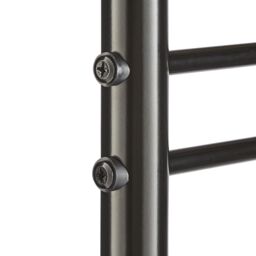 House of Home Metal Coat Stand Clothes Plus Shoes Rack Umbrella Steel Stand Hanger Hooks Black - thumbnail 4