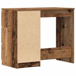 Berkfield Home Desk Old Wood 90x45x76 cm Engineered Wood in Brown - Size: 90 x 45 x 76 cm - thumbnail 8