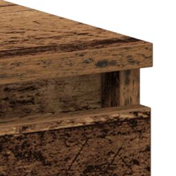Berkfield Home Desk Old Wood 90x45x76 cm Engineered Wood in Brown - Size: 90 x 45 x 76 cm - thumbnail 9
