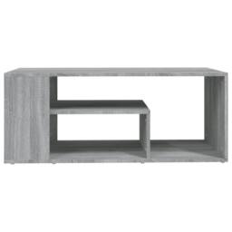 Berkfield Home Coffee Table Grey Sonoma 100x50x40 cm Engineered Wood - Size: 100 x 50 x 40 cm - thumbnail 3