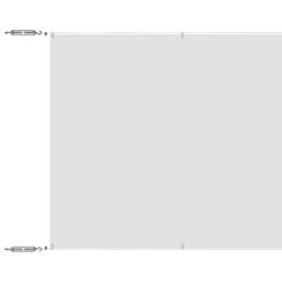 Berkfield Home Vertical Awning White 140x800 cm Oxford Fabric - thumbnail 1