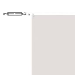 Berkfield Home Vertical Awning White 140x800 cm Oxford Fabric - thumbnail 4