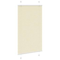 Berkfield Home Pleated Blind Cream 80x150 cm Fabric Width 79.4 cm Polyester