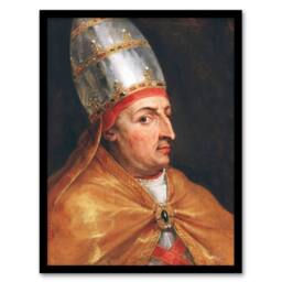Artery8 Peter Paul Rubens Portrait of Pope Nicholas V Framed Wall Art Print - Size: A4 - thumbnail 1