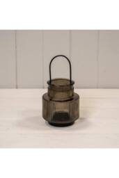 KDMD Warm Grey Candle Holder with Handle Small - thumbnail 2