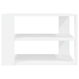 Berkfield Home Decorative Coffee Table White 59.5x59.5x40 cm Engineered Wood - thumbnail 6
