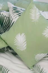 Martex Fern Cushion Cover Pair in Green - Size: 40 cm x 40 cm - thumbnail 2