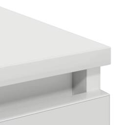 Berkfield Home Sideboard White 80x35x76 cm Engineered Wood - Size: 80 x 35 x 76 cm - thumbnail 9