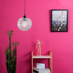 ValueLights Ducy Acrylic Silver Ceiling Pendant Shade