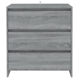 Berkfield Home Sideboard Grey Sonoma 70x41x75 cm Engineered Wood - Size: 70 x 41 x 75 cm - thumbnail 3