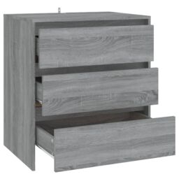 Berkfield Home Sideboard Grey Sonoma 70x41x75 cm Engineered Wood - Size: 70 x 41 x 75 cm - thumbnail 5