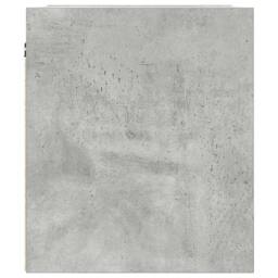Berkfield Home Durable Wall-Mounted Bedside Cabinet Concrete Grey 38x34x40 cm - Size: 38 x 34 x 40 cm - thumbnail 7