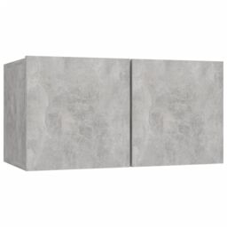 Berkfield Home 6 Piece TV Cabinet Set Concrete Grey Engineered Wood - thumbnail 5