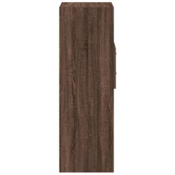 Berkfield Home Highboard Brown Oak 30x42.5x124 cm Engineered Wood - thumbnail 5