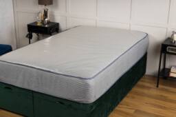 UK Bed Furniture Luxury waterproof Mattress in White - Size: Single - thumbnail 1