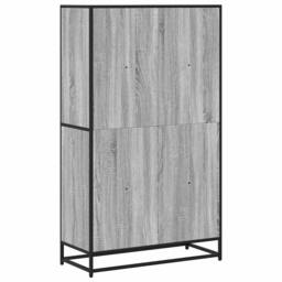 Berkfield Home Bookcase Grey Sonoma 80.5x35x139 cm Engineered Wood - thumbnail 6