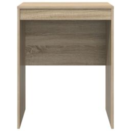 Berkfield Home Computer Desk Sonoma oak Particle board 60 x 50 x 76 cm in Brown - thumbnail 4