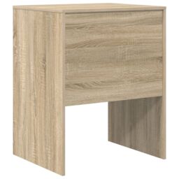 Berkfield Home Computer Desk Sonoma oak Particle board 60 x 50 x 76 cm in Brown - thumbnail 6