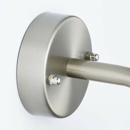Loops IP44 Outdoor Wall Light Brushed Stainless Steel & Glass Shade Nautical Lantern in Metallics - thumbnail 4