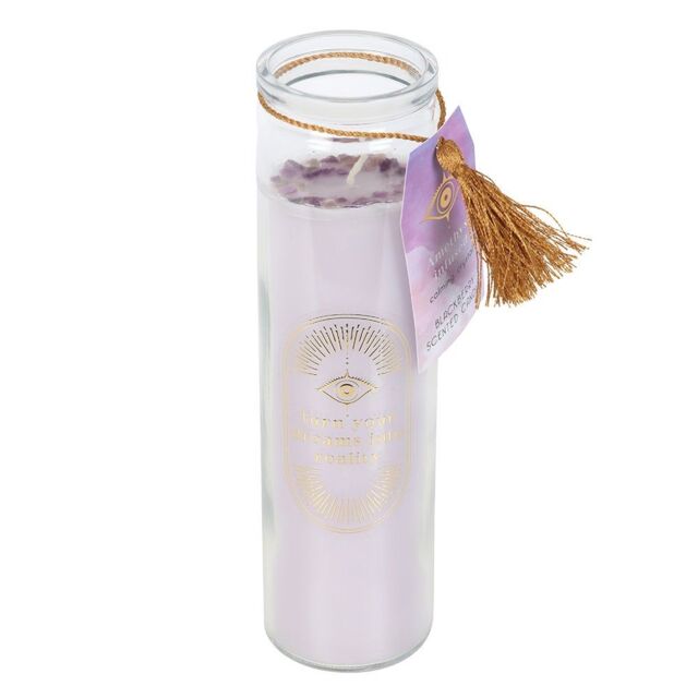 Something Different Blackberry Amethyst Tube Candle in Pink - image 1