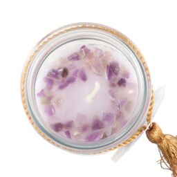 Something Different Blackberry Amethyst Tube Candle in Pink - thumbnail 3