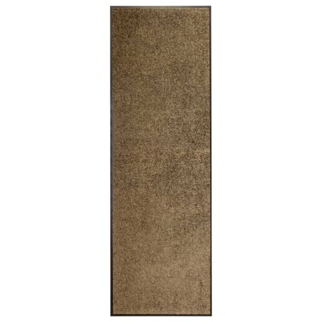 Berkfield Home Doormat Washable Brown 60x180 cm - image 1