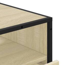 Berkfield Home Elegant Drawer Cabinet Sonoma Oak 70x41x83.5 cm Engineered Wood in Light Tan - thumbnail 8