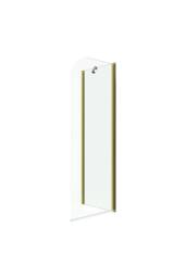 Living and Home 2-Section 180°Pivot Over Bath Shower Screen in Gold - thumbnail 6